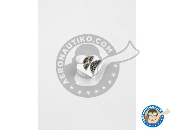 Image 5: Bücker Bü 131D - Quick Set 3D Acrylic Instrument Panel | Detail in 1/32 scale manufactured by RED FOX DESING (ref. RFSQS-32079)