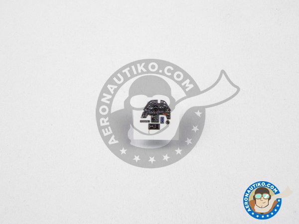 Image 3: Quick set 3D Acrylic instrument panel Messerschmitt Bf 109G-A6/AS | Detail in 1/48 scale manufactured by RED FOX DESING (ref. RFSQS-48034)