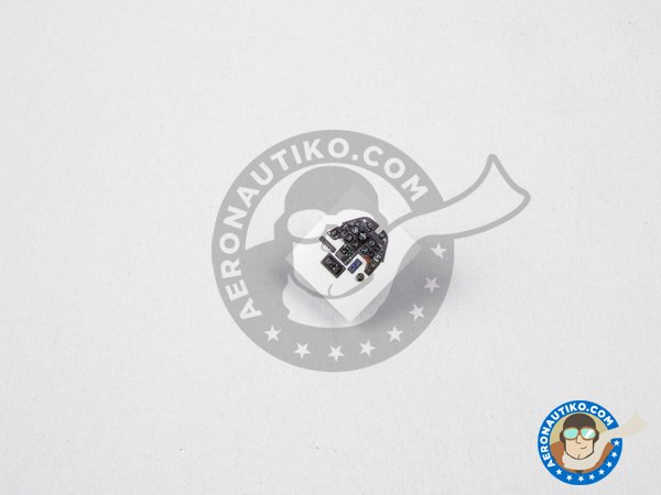 Image 4: Quick set 3D Acrylic instrument panel Messerschmitt Bf 109G-A6/AS | Detail in 1/48 scale manufactured by RED FOX DESING (ref. RFSQS-48034)