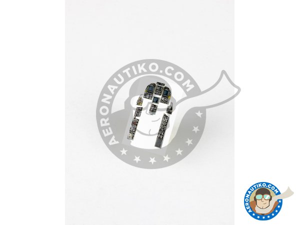 Image 4: Quick set 3D Acrylic instrument panel F/A-18A "Hornet" | Detail in 1/48 scale manufactured by RED FOX DESING (ref. RFSQS-48083)