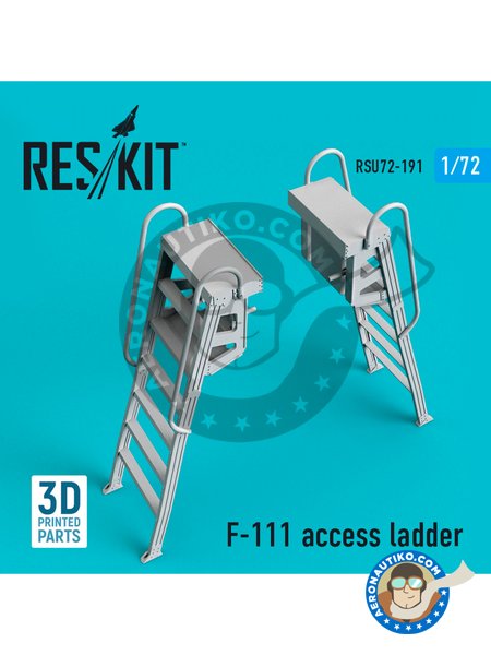 General Dynamics F-111 - Access ladder | Ladder in 1/72 scale manufactured by RESKIT (ref. RSU72-0191) image