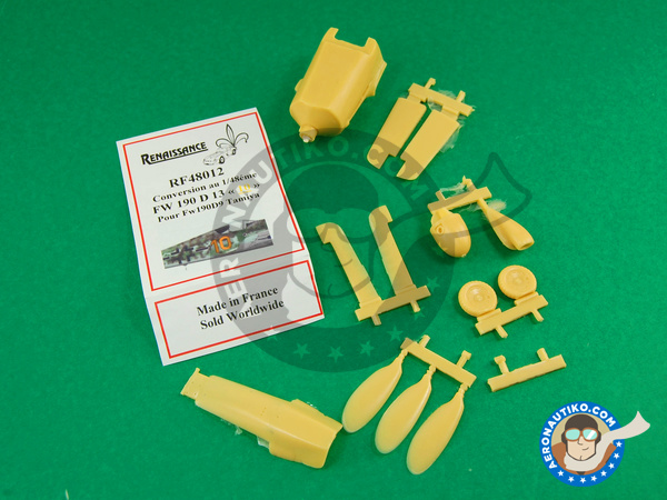 Image 1: Focke-Wulf Fw 190 Würger D-13 | Upgrade in 1/48 scale manufactured by Renaissance Models (ref. REN-RF48012)