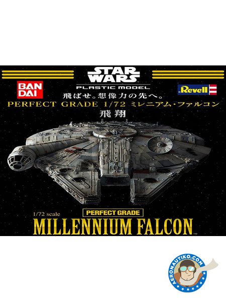 Millennium Falcon | Spaceship in 1/72 scale manufactured by Revell (ref. 01206) image