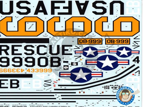 Image 3: Consolidated PBY-5A Catalina | Airplane kit in 1/48 scale manufactured by Revell (ref. 04507)