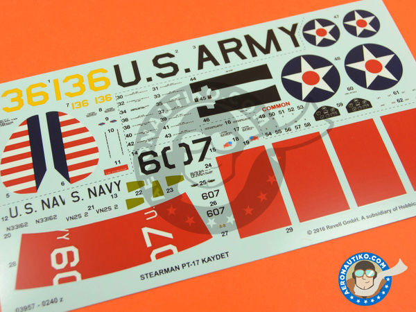 Image 5: Stearman PT-17 Kaydet | Airplane kit in 1/48 scale manufactured by Revell (ref. REV03957)