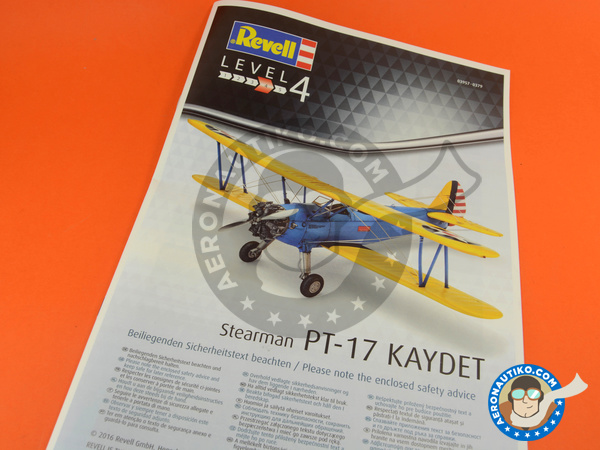 Image 6: Stearman PT-17 Kaydet | Airplane kit in 1/48 scale manufactured by Revell (ref. REV03957)