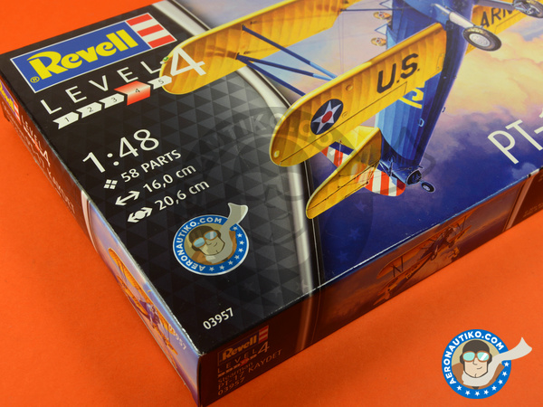 Image 12: Stearman PT-17 Kaydet | Airplane kit in 1/48 scale manufactured by Revell (ref. REV03957)