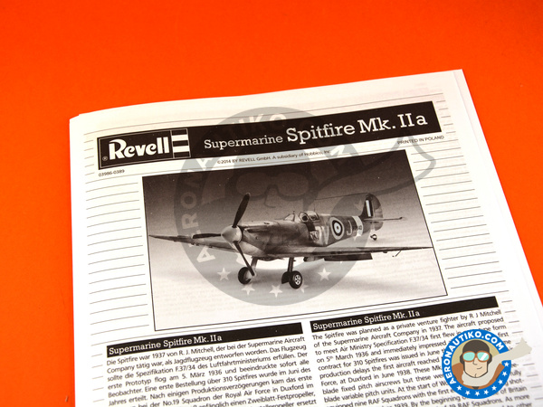 Image 5: Supermarine Spitfire Mk. IIa | Airplane kit in 1/32 scale manufactured by Revell (ref. REV03986)