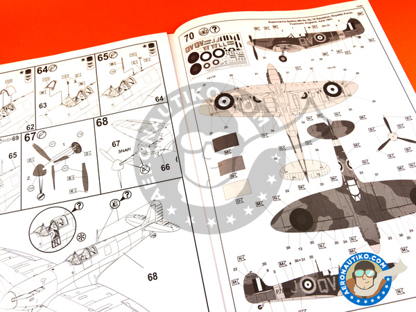 Image 8: Supermarine Spitfire Mk. IIa | Airplane kit in 1/32 scale manufactured by Revell (ref. REV03986)