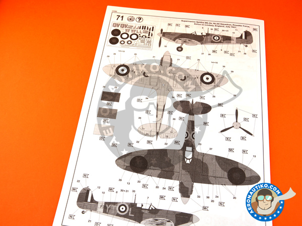 Image 9: Supermarine Spitfire Mk. IIa | Airplane kit in 1/32 scale manufactured by Revell (ref. REV03986)