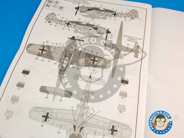 Image 6: Focke-Wulf Fw 190 Würger F-8 / A-8 + BV 246 Hagelkorn | Airplane kit in 1/72 scale manufactured by Revell (ref. REV04171)