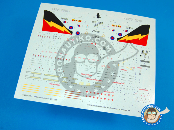 Image 6: British Aerospace Harrier II GR Mk. 7 / 9 | Maqueta de avión en escala 1/72 fabricado por Revell (ref. REV04280)