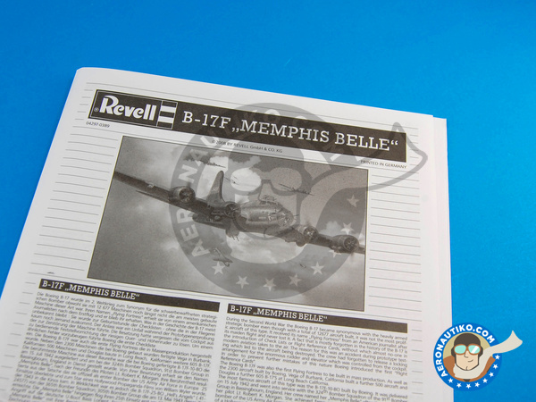 Image 2: Boeing B-17 Flying Fortress F | Maqueta de avión en escala 1/48 fabricado por Revell (ref. REV04297)