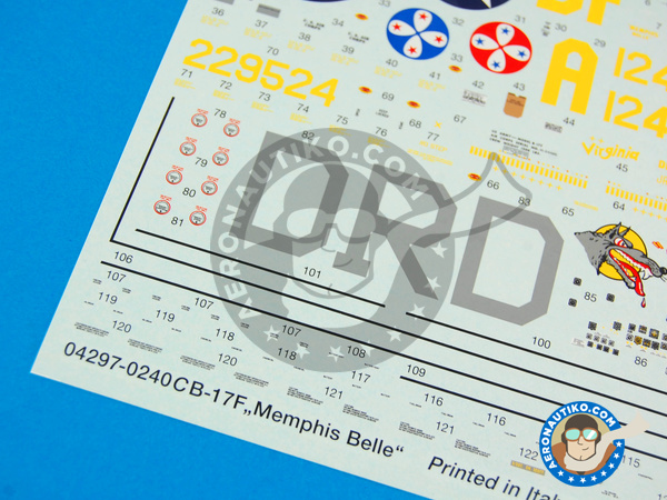 Image 6: Boeing B-17 Flying Fortress F | Maqueta de avión en escala 1/48 fabricado por Revell (ref. REV04297)