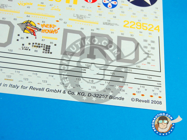 Image 8: Boeing B-17 Flying Fortress F | Maqueta de avión en escala 1/48 fabricado por Revell (ref. REV04297)