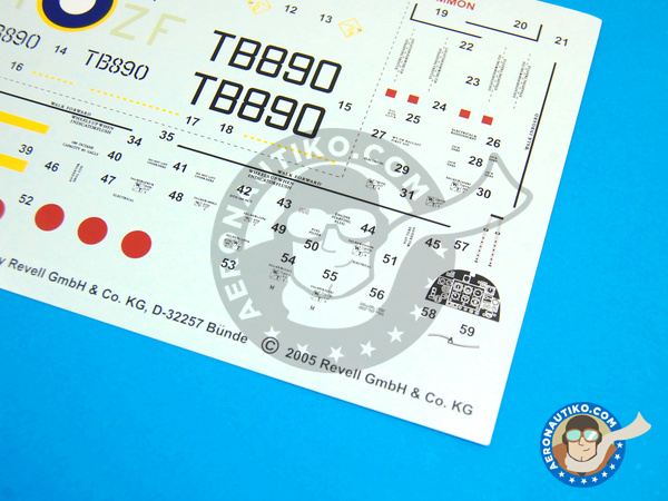 Image 8: Supermarine Spitfire IXc / XVI | Maqueta de avión en escala 1/48 fabricado por Revell (ref. REV04554)