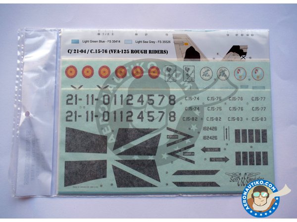 Image 2: McDonnell Douglas EF-18 Hornet "Spanish Aggressors". New 2018 |  in 1/32 scale manufactured by Series Españolas (ref. SE1032)