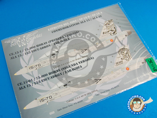 Image 1: McDonnell Douglas F/A-18 Hornet A / B |  in 1/48 scale manufactured by Series Españolas (ref. SE1148)