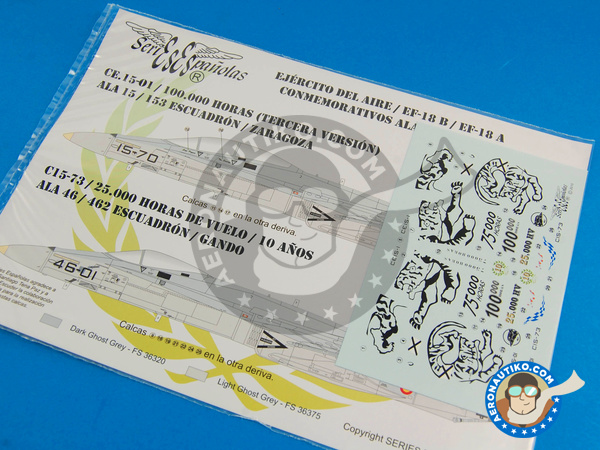 Image 3: McDonnell Douglas F/A-18 Hornet A / B |  in 1/72 scale manufactured by Series Españolas (ref. SE1172)