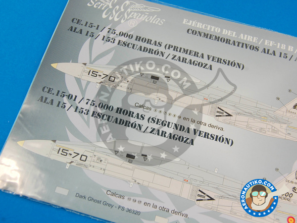 Image 4: McDonnell Douglas F/A-18 Hornet A / B |  in 1/72 scale manufactured by Series Españolas (ref. SE1172)