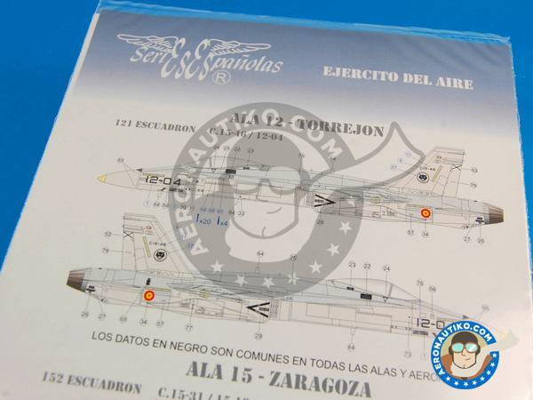 Image 7: McDonnell Douglas F/A-18 Hornet A / B |  en escala 1/32 fabricado por Series Españolas (ref. SE1232)