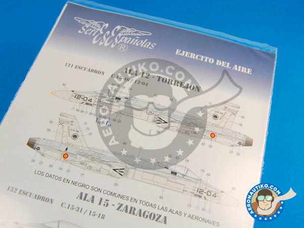 Image 5: McDonnell Douglas F/A-18 Hornet A / B |  in 1/48 scale manufactured by Series Españolas (ref. SE1248)
