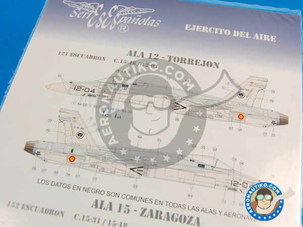 Image 2: McDonnell Douglas F/A-18 Hornet A / B |  in 1/72 scale manufactured by Series Españolas (ref. SE1272)