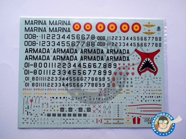 Image 1: McDonnell Douglas AV-8S, TAV-8S "MATADOR" |  in 1/48 scale manufactured by Series Españolas (ref. SE148)