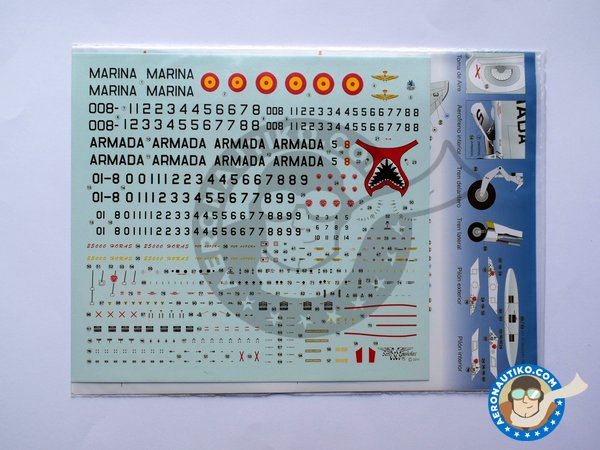 Image 1: McDonnell Douglas Harrier AV-8S, TAV-8S "Matador" |  in 1/72 scale manufactured by Series Españolas (ref. SE172)