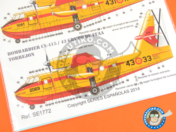 Image 6: Canadair CL-415 |  in 1/72 scale manufactured by Series Españolas (ref. SE1772)