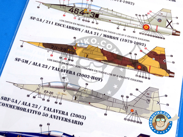 Image 6: Northrop F-5 Freedom Fighter A/B |  in 1/72 scale manufactured by Series Españolas (ref. SE2172)
