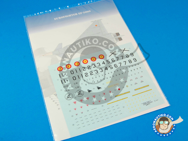 Image 2: Eurofighter Typhoon EF-2000 Single Seater / Double Seater |  en escala 1/48 fabricado por Series Españolas (ref. SE2248)