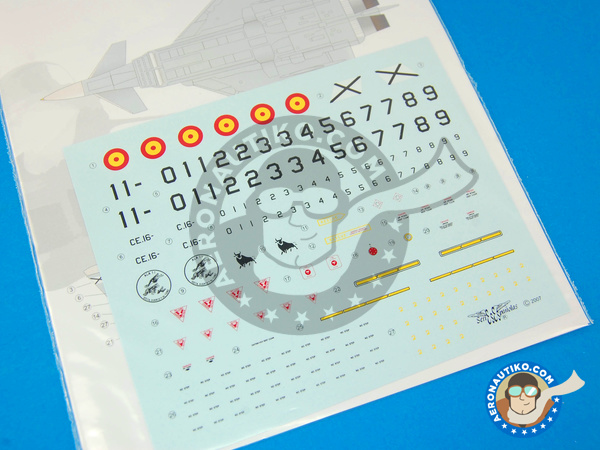 Image 3: Eurofighter Typhoon EF-2000 Single Seater / Double Seater |  en escala 1/48 fabricado por Series Españolas (ref. SE2248)