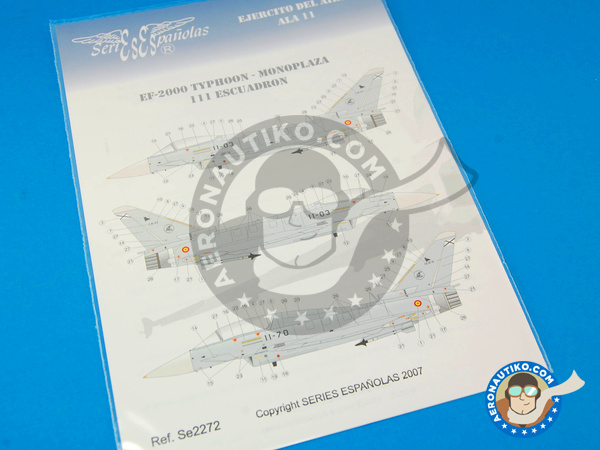 Image 1: Eurofighter Typhoon EF-2000 Single Seater |  in 1/72 scale manufactured by Series Españolas (ref. SE2272)