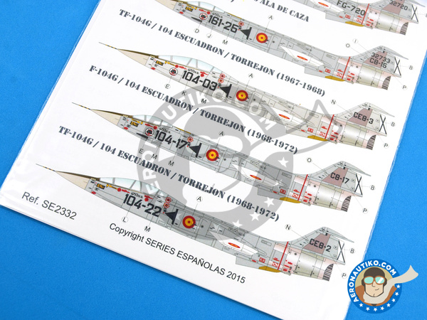 Image 6: Lockheed F-104 Starfighter G |  in 1/32 scale manufactured by Series Españolas (ref. SE2332)