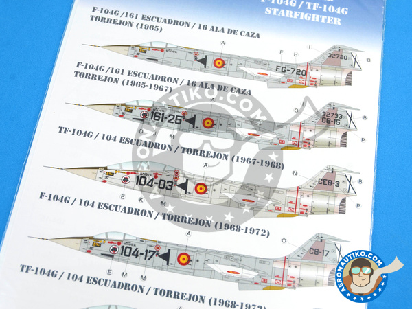 Image 5: Lockheed F-104 Starfighter G |  in 1/48 scale manufactured by Series Españolas (ref. SE2348)
