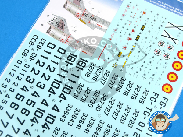 Image 2: Lockheed F-104 Starfighter G |  in 1/72 scale manufactured by Series Españolas (ref. SE2372)