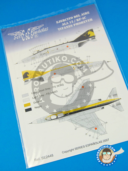 McDonnell Douglas F-4 Phantom II C | Marking / livery in 1/48 scale manufactured by Series Españolas (ref. SE2448) image