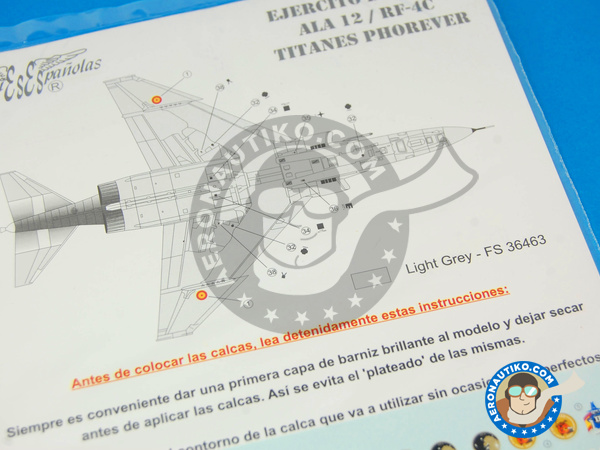 Image 3: McDonnell Douglas F-4 Phantom II C |  en escala 1/48 fabricado por Series Españolas (ref. SE2448)