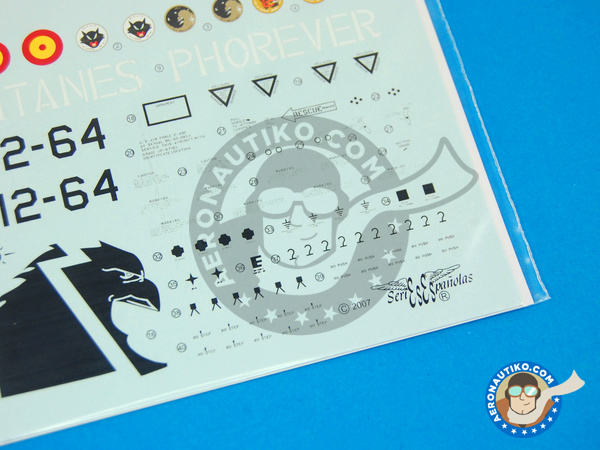 Image 6: McDonnell Douglas F-4 Phantom II C |  en escala 1/48 fabricado por Series Españolas (ref. SE2448)