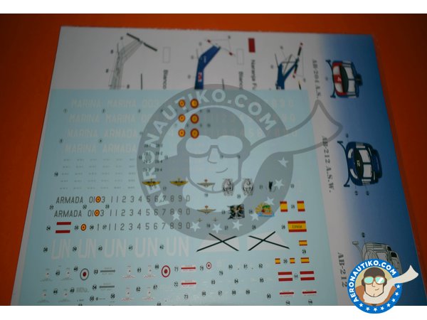 Image 1: Bell UH-1 Iroquois B/N |  in 1/72 scale manufactured by Series Españolas (ref. SE2772)