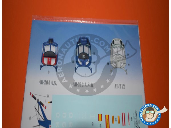 Image 3: Bell UH-1 Iroquois B/N |  in 1/72 scale manufactured by Series Españolas (ref. SE2772)