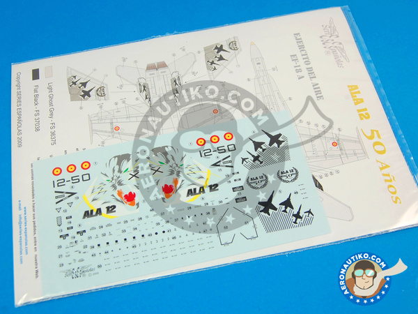 Image 2: McDonnell Douglas F/A-18 Hornet A |  en escala 1/72 fabricado por Series Españolas (ref. SE2972)