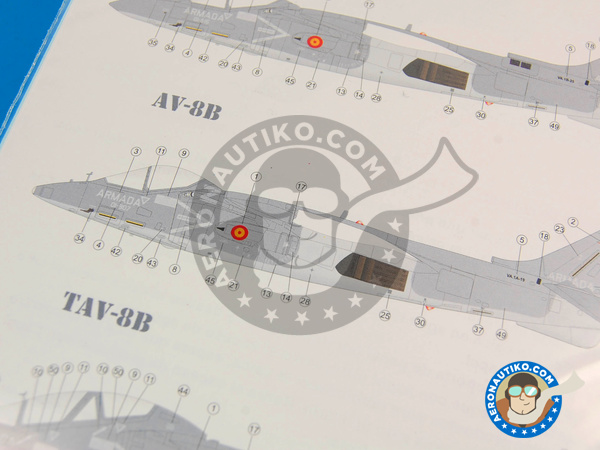 Image 8: McDonnell Douglas AV-8B Harrier |  in 1/32 scale manufactured by Series Españolas (ref. SE332)