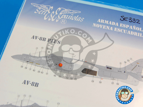 Image 9: McDonnell Douglas AV-8B Harrier |  in 1/32 scale manufactured by Series Españolas (ref. SE332)