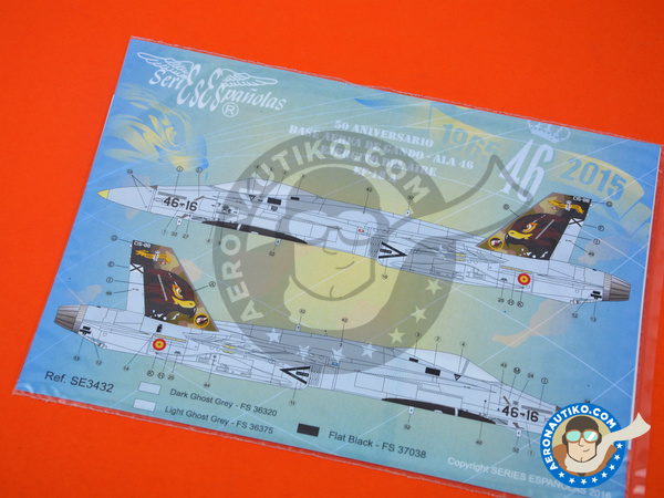 Image 4: McDonnell Douglas F/A-18 Hornet A |  in 1/32 scale manufactured by Series Españolas (ref. SE3432)