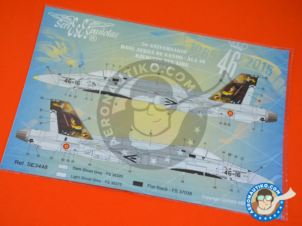 Image 6: McDonnell Douglas F/A-18 Hornet A |  in 1/48 scale manufactured by Series Españolas (ref. SE3448)