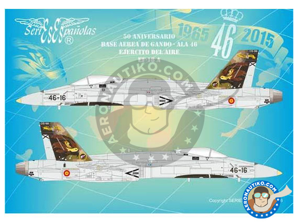 Image 1: McDonnell Douglas F/A-18 Hornet A |  in 1/72 scale manufactured by Series Españolas (ref. SE3472)