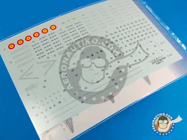 Image 4: McDonnell Douglas AV-8B Harrier AV-8B PLUS, AV-8B, TAV-8B |  in 1/48 scale manufactured by Series Españolas (ref. SE348)