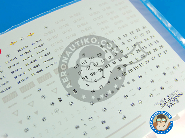 Image 6: McDonnell Douglas AV-8B Harrier AV-8B PLUS, AV-8B, TAV-8B |  in 1/48 scale manufactured by Series Españolas (ref. SE348)